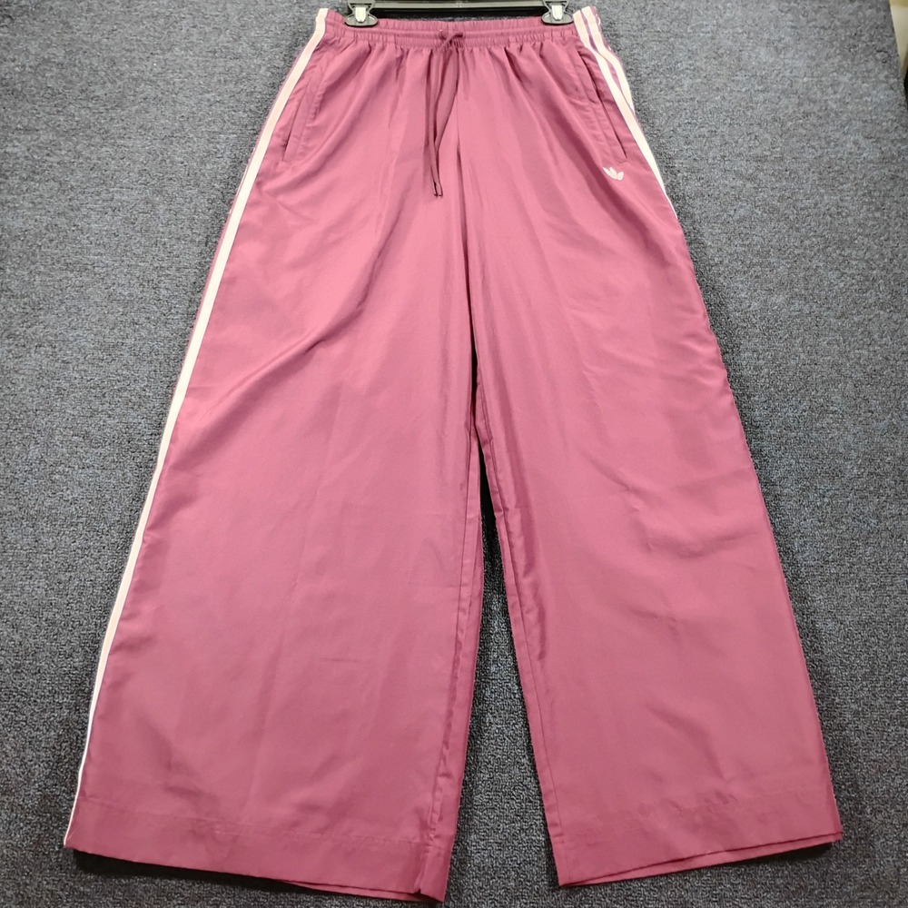 Adidas Track Pants Womens Small  Firebird Adilenium Wide Leg Baggy Streetwear